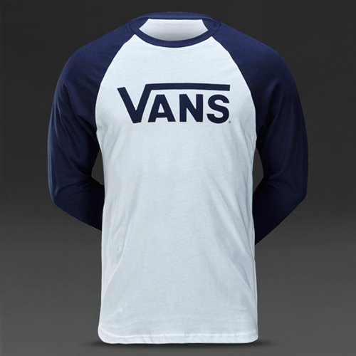 Vans Classic Raglan White / Black Iris for Men